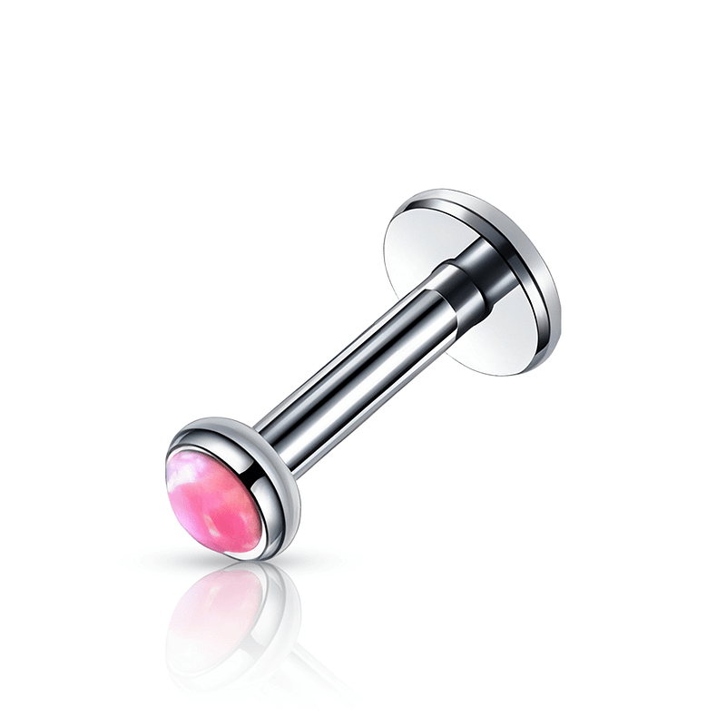 925 Silver Helix Piercing Candy Pink 1.2x6x4mm