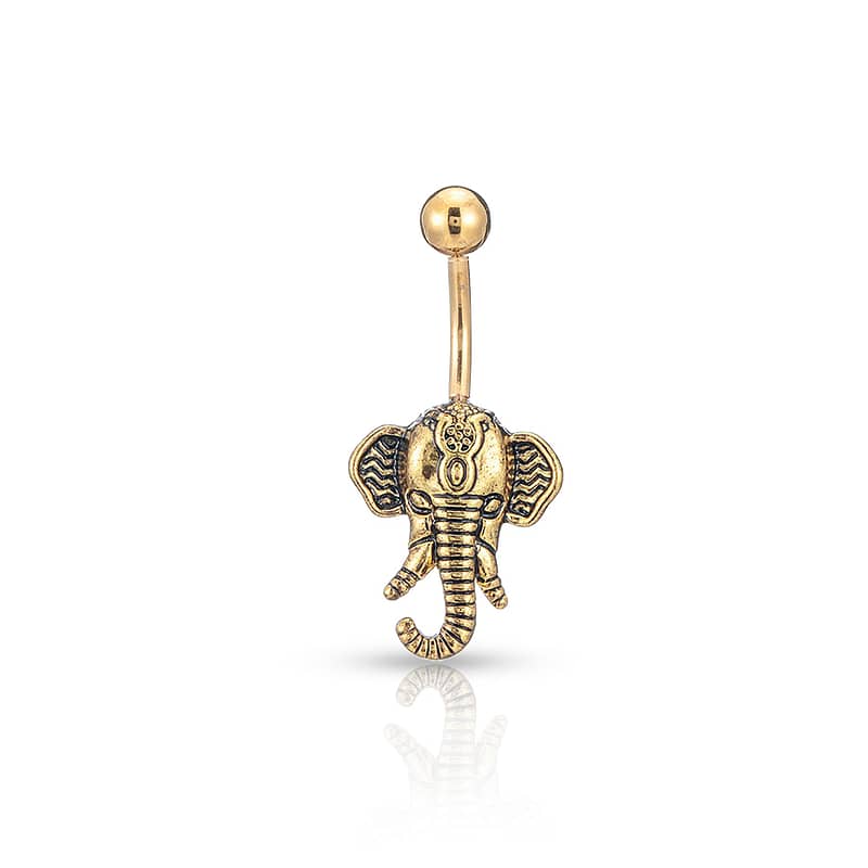 Elephant Belly Button Piercing
