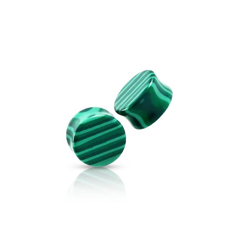 Green Ear Plug Green 16mm