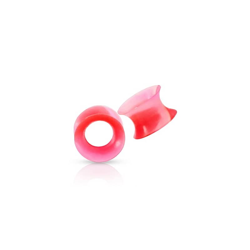 Pink Ear Plug Dark Pink 10mm