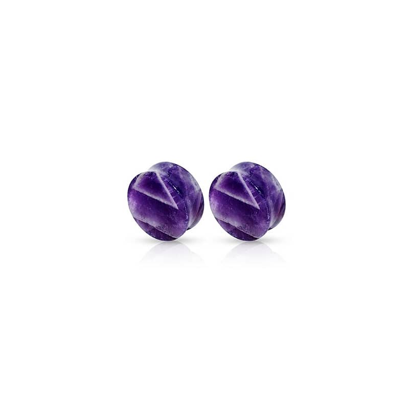 Purple Ear Plug Purple 25mm